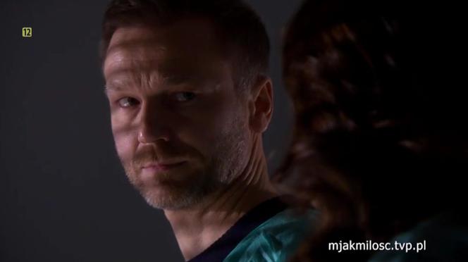 M jak miłość odc. 1437. Andrzej Budzyński (Krystian Wieczorek), Anka (Weronika Rosati)