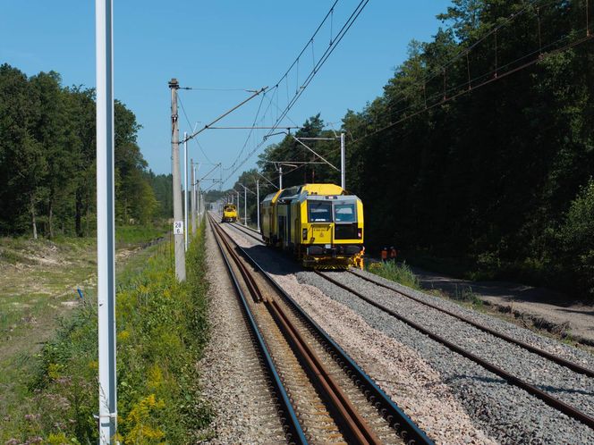 Prace torowe na szlaku Kobiór – Goczałkowice