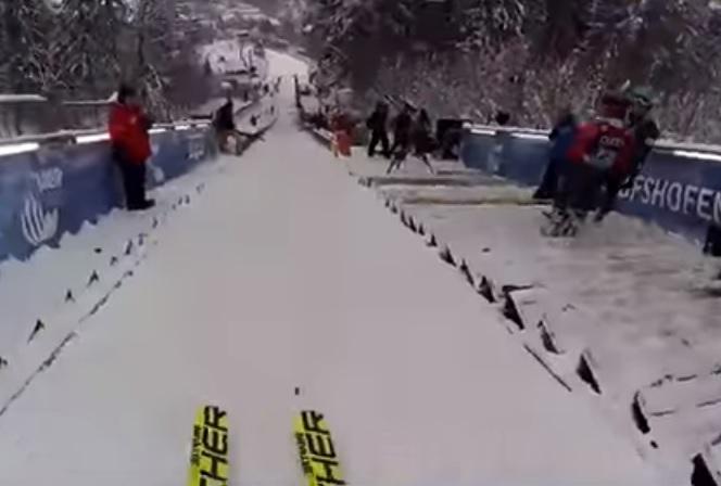 Skoki narciarskie z perspektywy zawodnika. VIDEO Odważyłbyś się?