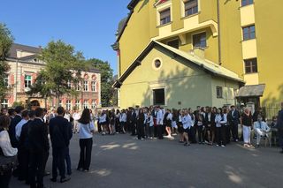 Rozpoczęcie roku szkolnego w I LO w Nowym Sączu