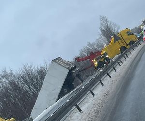 Wypadek na S1 w Sosnowcu
