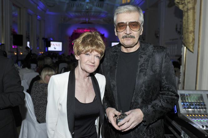 Maria Czubaszek i jej mąż Wojciech Karolak