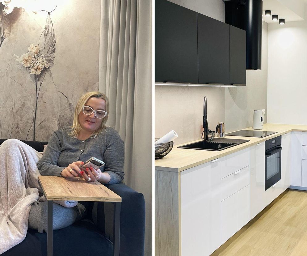Łazienka jak salon kąpielowy i łóżko w szafie? Małgosia stworzyła wnętrze marzeń