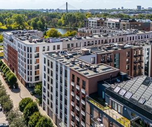 Port Praski w Warszawie z lotu ptaka