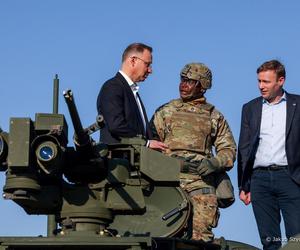 Andrzej Duda w Fort Stewart