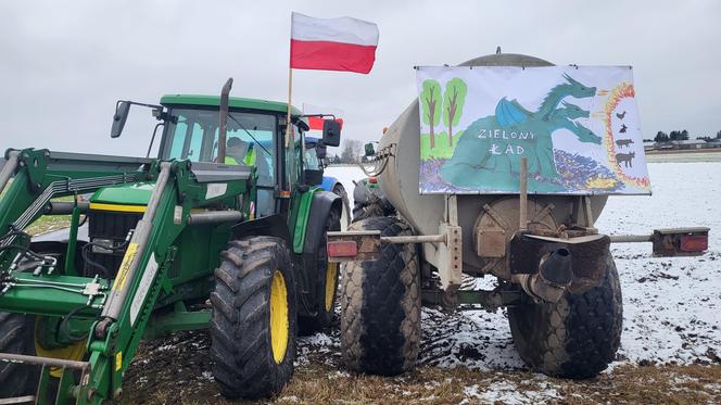 Protest rolników Zdany- Zbuczyn 