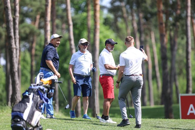 Michał Probierz na polu golfowym