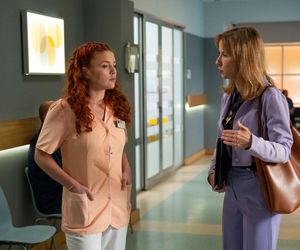 Na dobre i na złe odc. 945. Majka Skawina (Katarzyna Wuczko), Anita (Katarzyna Ankudowicz) 