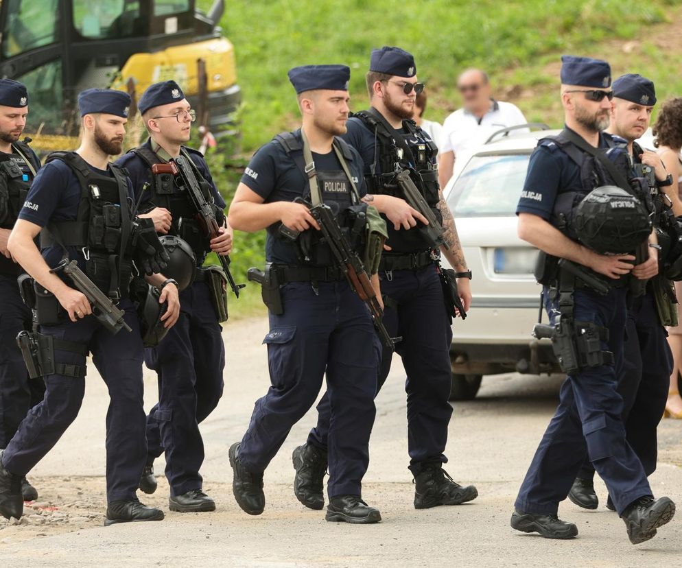 Obława za sprawcą strzelaniny w Starej Wsi 