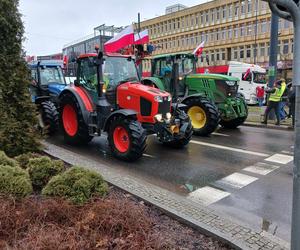 Protest rolników w Olsztynie 20 lutego