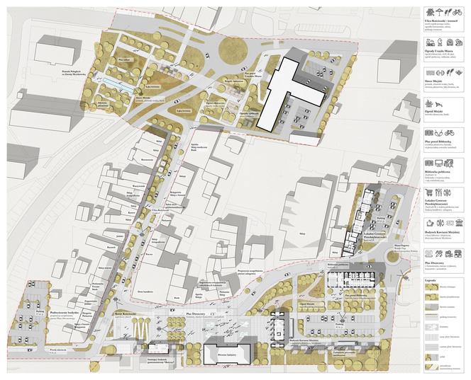 Rewitalizacja centrum Myszkowa – wyniki konkursu na nowe zagospodarowanie centrum Myszkowa