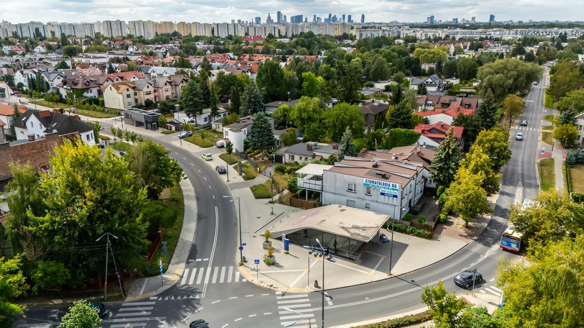 Okolice stacji metro Zacisze w Warszawie