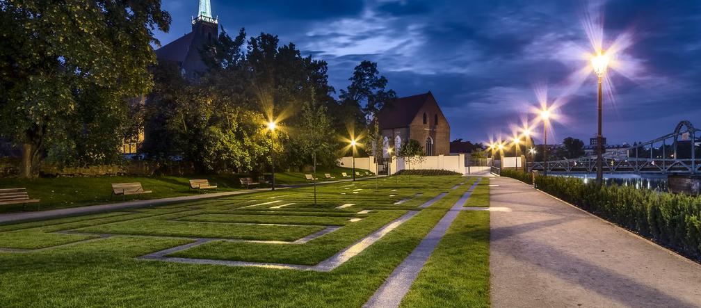 Wrocław po zmierzchu