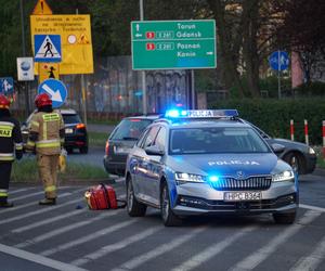 Potrącenie na pasach w Bydgoszczy! Dwie osoby poważnie ranne [ZDJĘCIA]