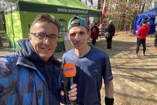 Biegli, aż na trasie został jeden zawodnik. Ponad 60 śmiałków na starcie zawodów pod Olsztynem