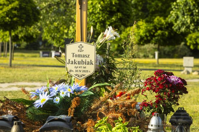 Tomasz Jakubiak - tak wygląda jego grób
