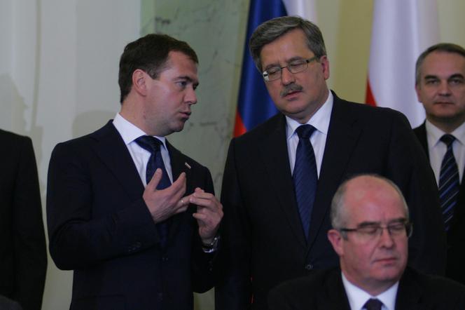 Dmitrij Miedwiediew, Bronisław Komorowski i Andrzej Seremet