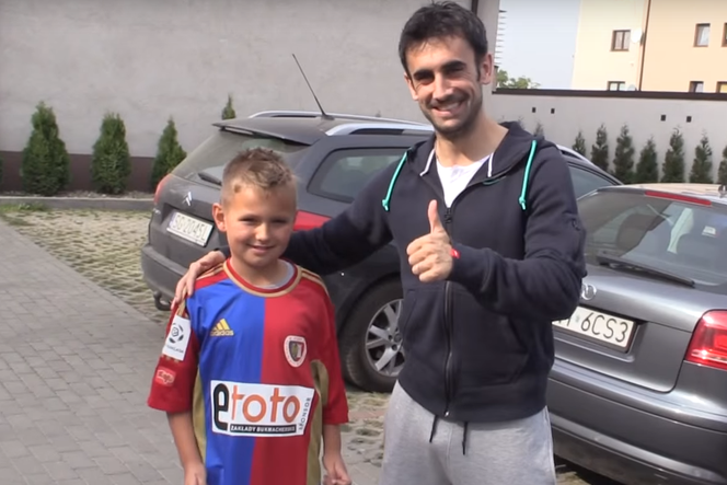 Piast Gliwice: Piękny gest piłkarza. Zobaczcie WIDEO