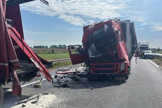  Karambol na S8 pod Wrocławiem. Zderzyło się łącznie 7 pojazdów