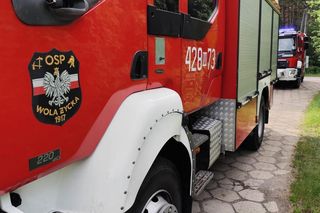 Staruszka wjechała samochodem do stawu! Dramatyczna akcja strażaków