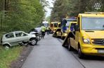 Amfetaminowy rajd grozy na Śląsku! 25-latek rozbił auto. Dwie osoby w szpitalu