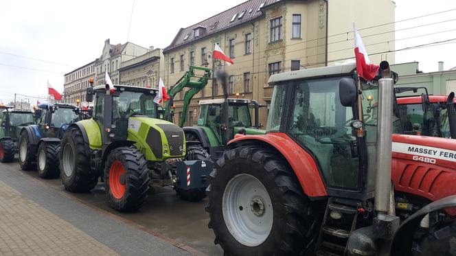 Protest rolników w Bydgoszczy