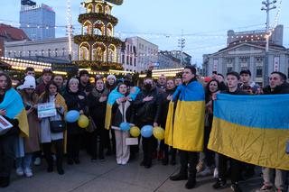  Wojna na Ukrainie. Protest w Katowicach [ZDJĘCIA]