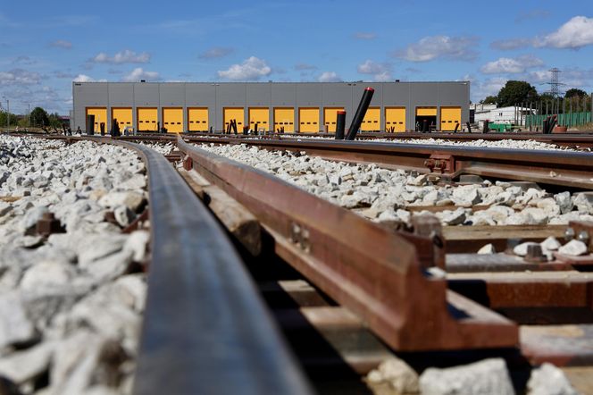 Byliśmy na placu budowy STP Karolin. Tu powstaje wielka sypialnia dla pociągów metra