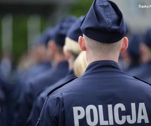 Uroczyste ślubowanie 69 nowych policjantów  w Oddziale Prewencji Policji w Katowicach