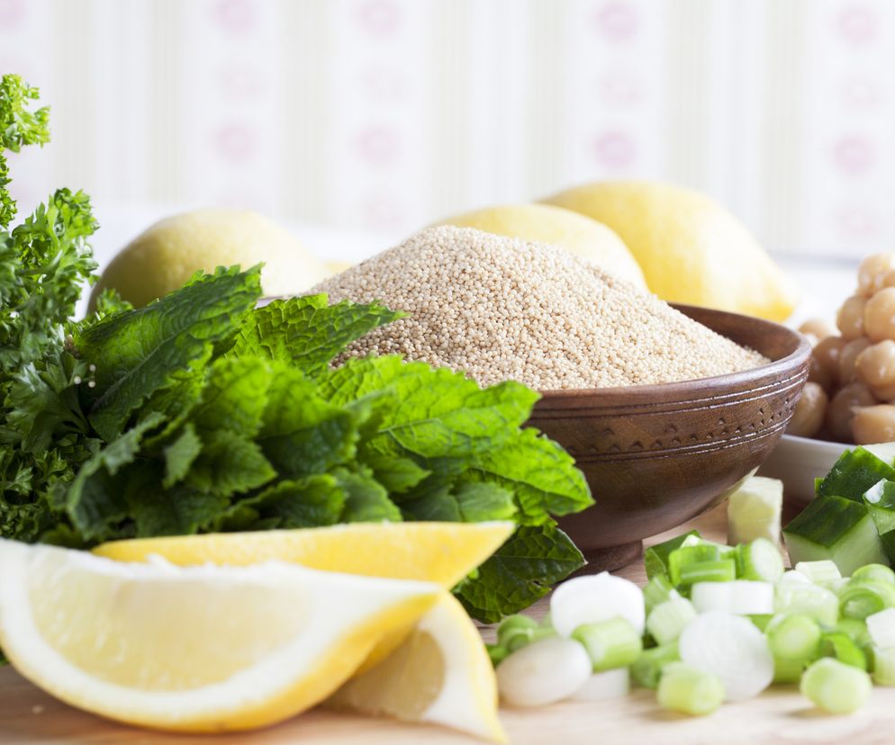 Szarłat (amarantus) z warzywami