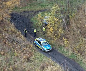 Pościg i wypadek w Pęcicach