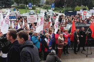 Protest nauczycieli we Wrocławiu