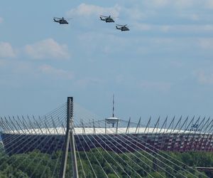 Próby przed defiladą wojskową w Warszawie