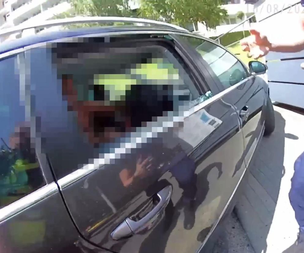Dramat na parkingu w Jastrzębiu-Zdroju. 25-latek utknął w rozgrzanym samochodzie