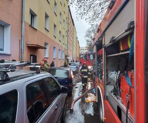 Pożar przy Żeromskiego w Starachowicach