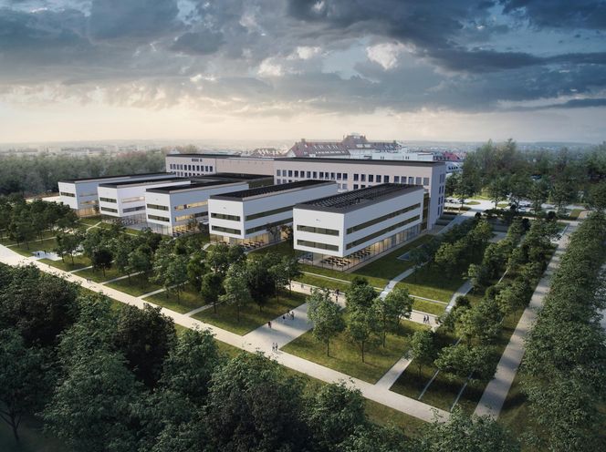 Kompleks kliniczno-dydaktyczno-badawczy PUM - wizualizajca