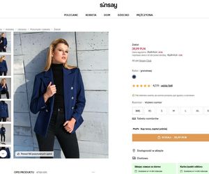 Marynarki i żakiety Sinsay