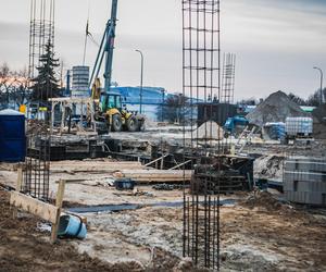 Stadion przy Kusocińskiego - prace trwają