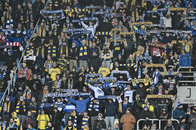 Arka Gdynia - Lech Poznań: Zdjęcia kibiców z meczu 15. kolejki PKO BP Ekstraklasy