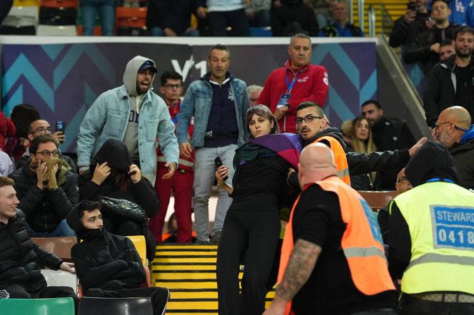 Mecz Włochy - Izrael w cieniu wielkiej zadymy