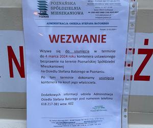 Pojemnik na odzież Poznań