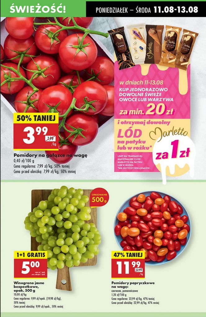  Promocje w Biedronce na długi weekend