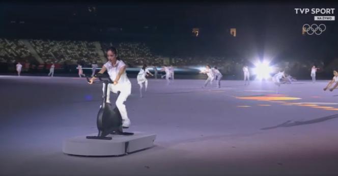 Defilada Polaków podczas ceremonii otwarcia Tokio 2020