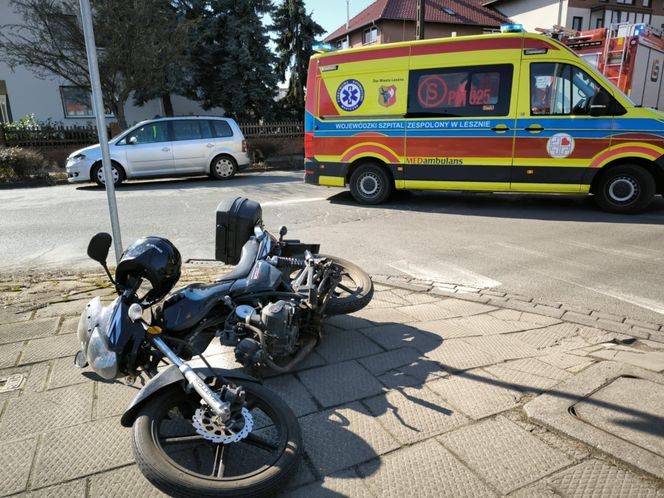 Wypadek na Święciechowskiej w Lesznie 