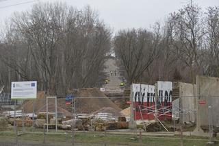 Prace wokół Kopca Powstania Warszawskiego