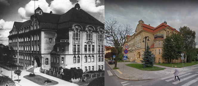 Żeńskie Gimnazjum Katolickie - rok 1920, obecnie - VI Liceum Ogólnokształcące