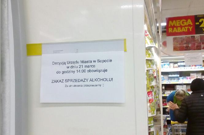 Zakaz sprzedaży alkoholu z okazji pierwszego Dnia Wiosny w Sopocie