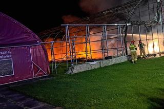 Hangar z samolotami doszczętnie spłonął