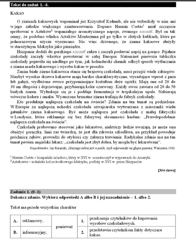 Sprawdzian Z Języka Polskiego Klasa 6 Wsip Sprawdzian SZÓSTOKLASISTY 2016 Arkusze język polski matematyka - Super