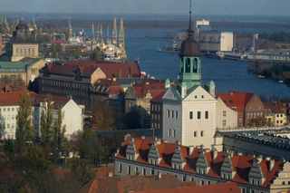 Szczecin z lotu ptaka